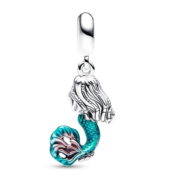 NWOT Pandora x Disney Little Mermaid Ariel Dangle Charm - 792695C01 - Picture 3 of 16